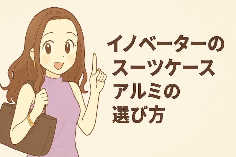 イノベーターのスーツケース アルミの選び方
