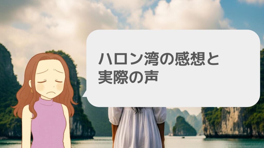 ハロン湾の感想と実際の声