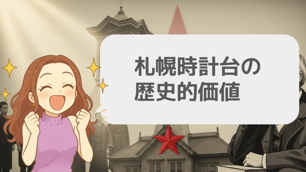 札幌時計台の歴史的価値