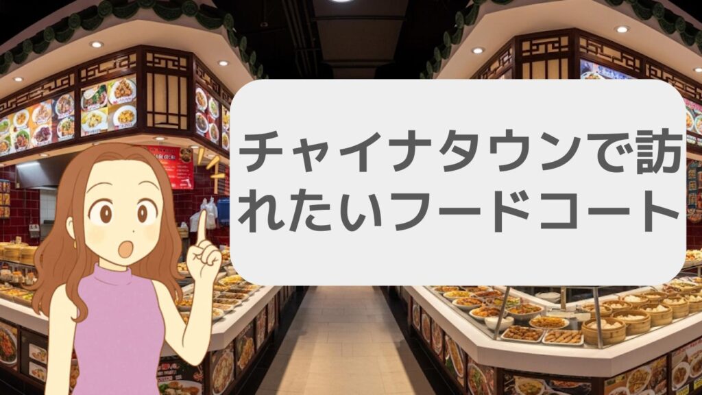 チャイナタウンで訪れたいフードコート