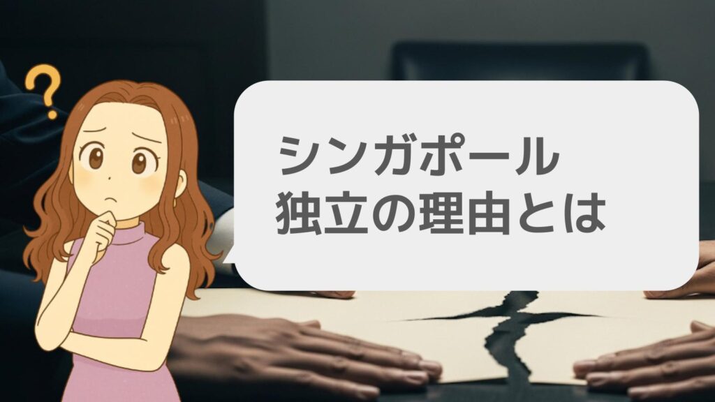 シンガポール独立の理由とは