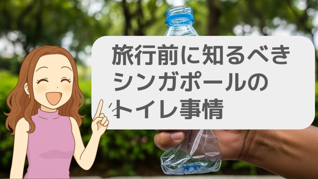 旅行前に知るべきシンガポールのトイレ事情
