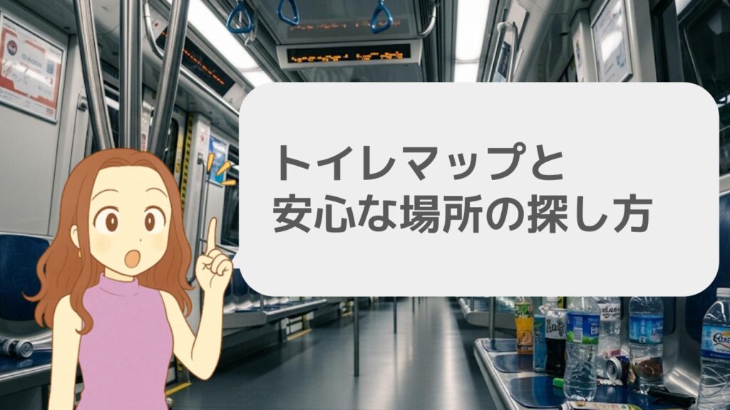 トイレマップと安心な場所の探し方