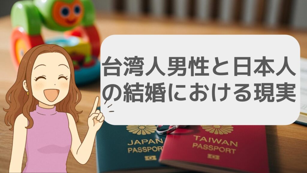 台湾人男性と日本人の結婚における現実