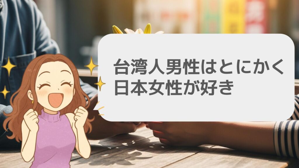 台湾人男性はとにかく日本女性が好き