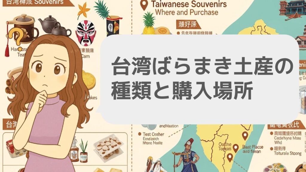 台湾ばらまき土産の種類と購入場所