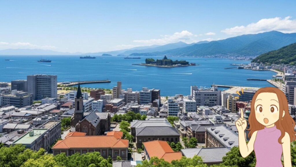 オランダ坂 がっかり 周辺の歴史と軍艦島を望むロケーション
