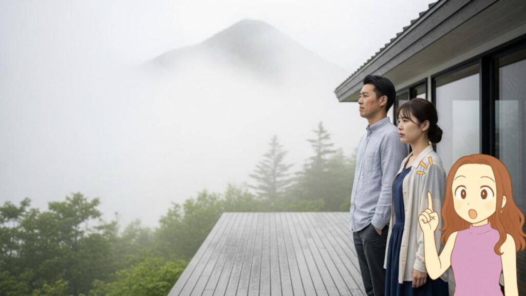 星のや富士 がっかり 天候次第で富士山見えないという現実