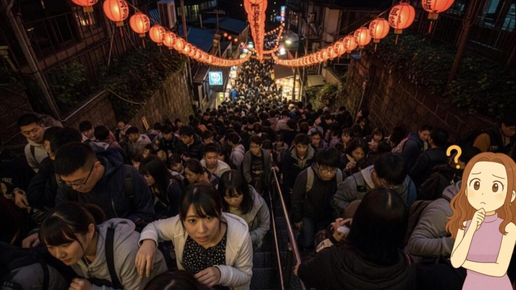 九份 がっかり 現在の九份はとにかく人が多い