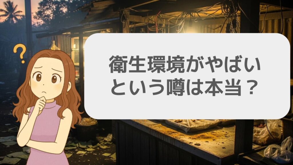 衛生環境がやばいという噂は本当?