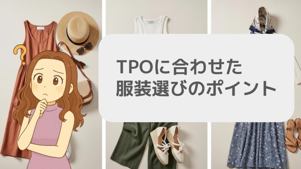 TPOに合わせた服装選びのポイント