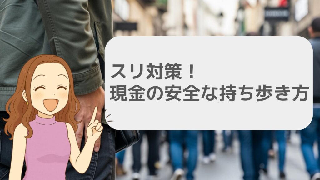スリ対策！現金の安全な持ち歩き方