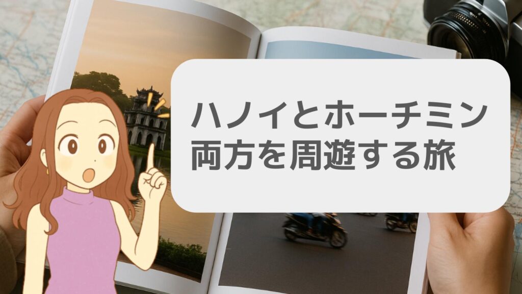 ハノイとホーチミン両方を周遊する旅