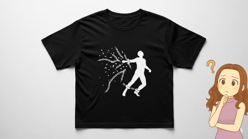 脱獄囚気分になれるユニークなTシャツ