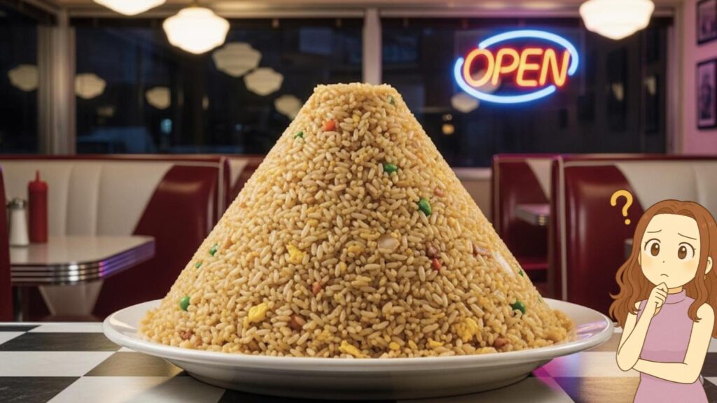 名物の規格外デカ盛りチャーハン