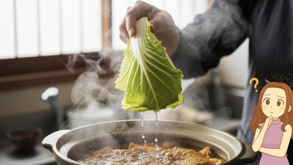 水分が多い白菜が味を薄める理由