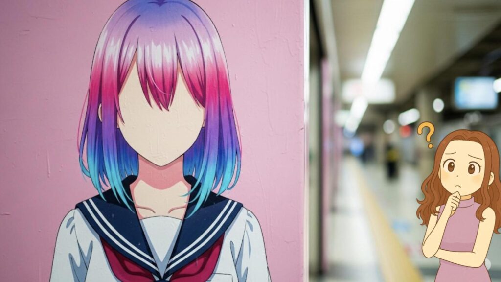 駅に描かれているキャラクター