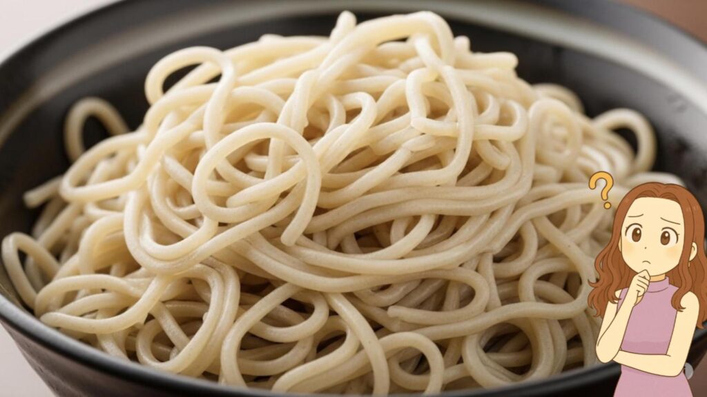 麺が生煮え、という厳しい意見も