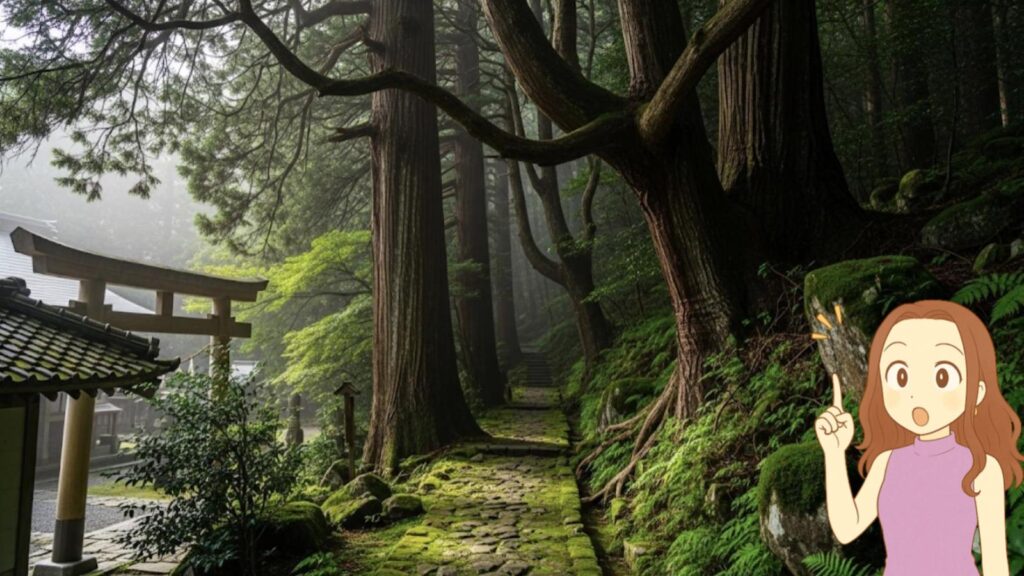 山寺から垂水遺跡までのルート