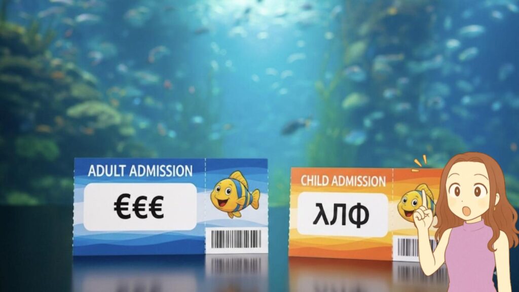 2つの水族館の料金を比較