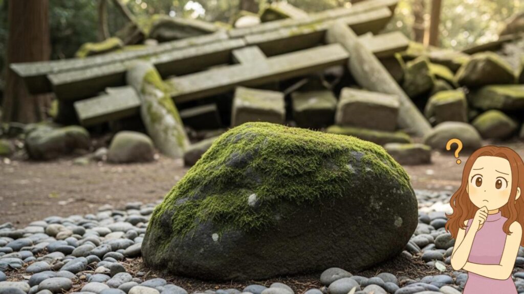 要石が割れたことはいつあったのか