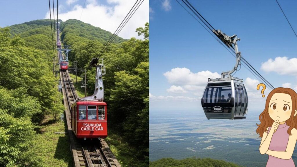 筑波山ケーブルカーとロープウェイどっち?基本情報を比較