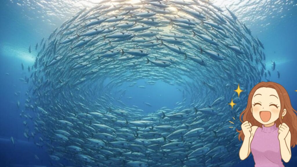 圧巻!マグロの大水槽