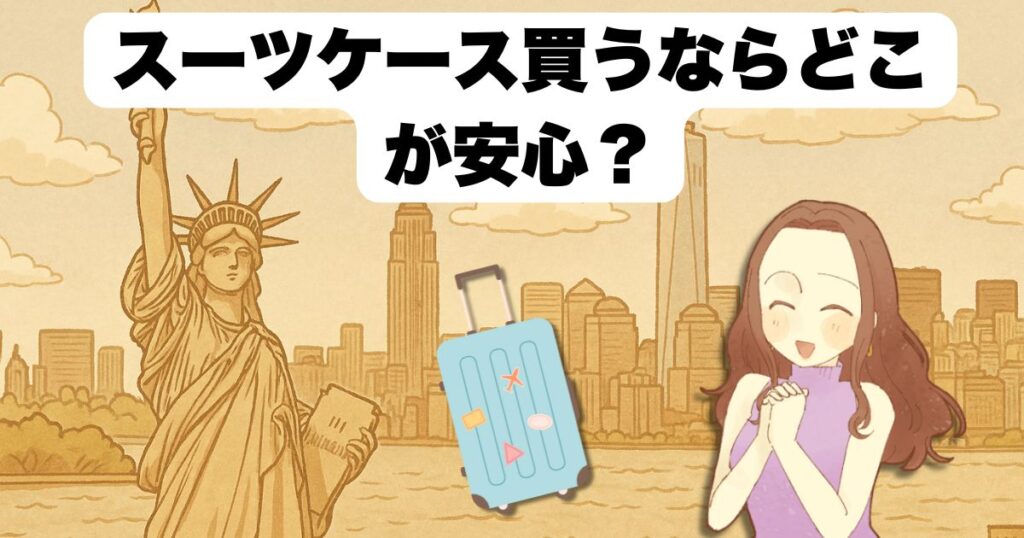 スーツケース買うならどこが安心?