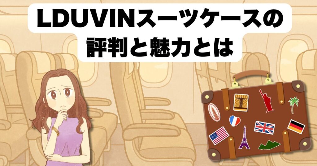 LDUVINスーツケースの評判と魅力とは