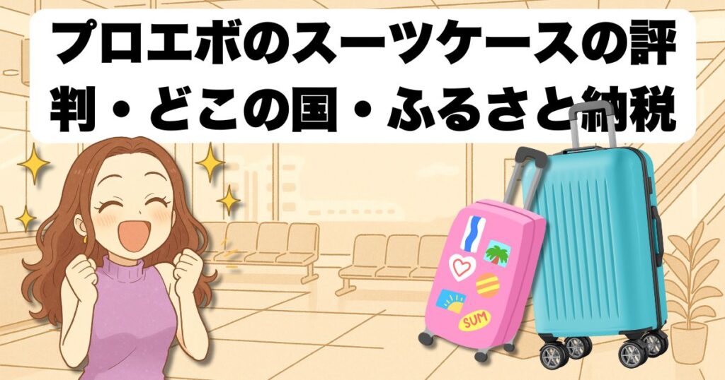 プロエボ スーツケースの魅力・評判とは