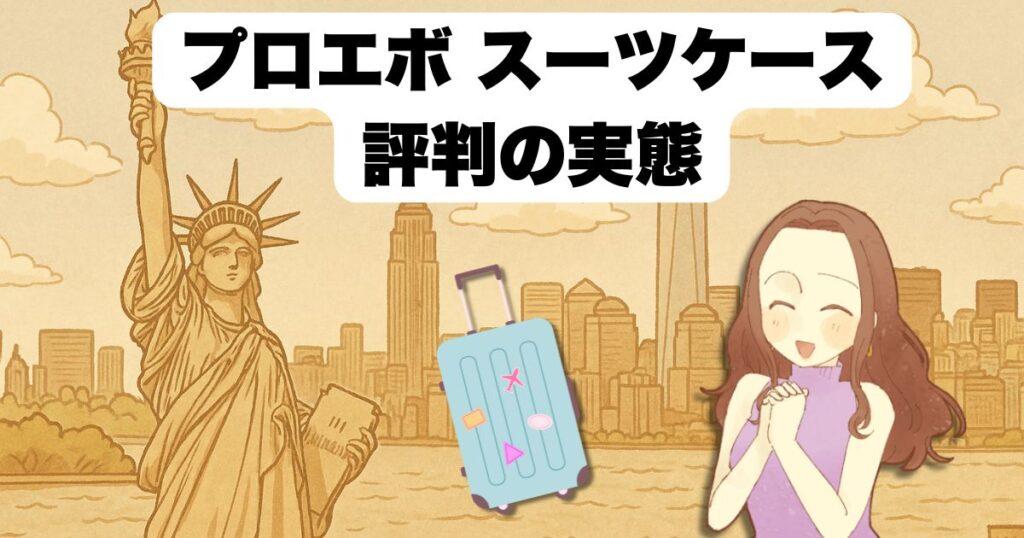 プロエボ スーツケース 評判の実態