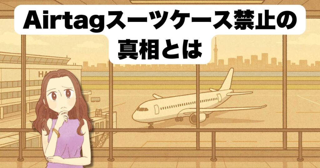 Airtagスーツケース禁止の真相とは