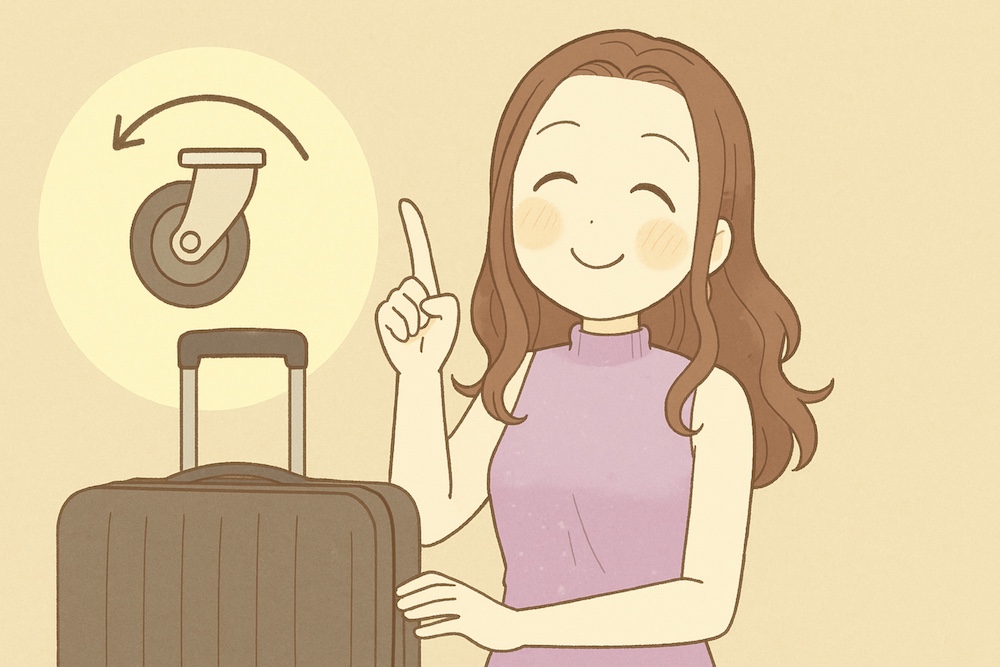 スーツケースのキャスターを長持ちさせる方法はありますか?