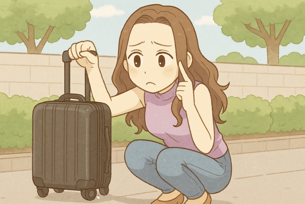 スーツケースのキャスターのゴロゴロ音を軽減するにはどうしたらいいですか?