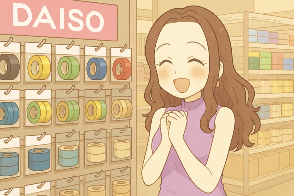 ダイソーで買えるテープの特徴