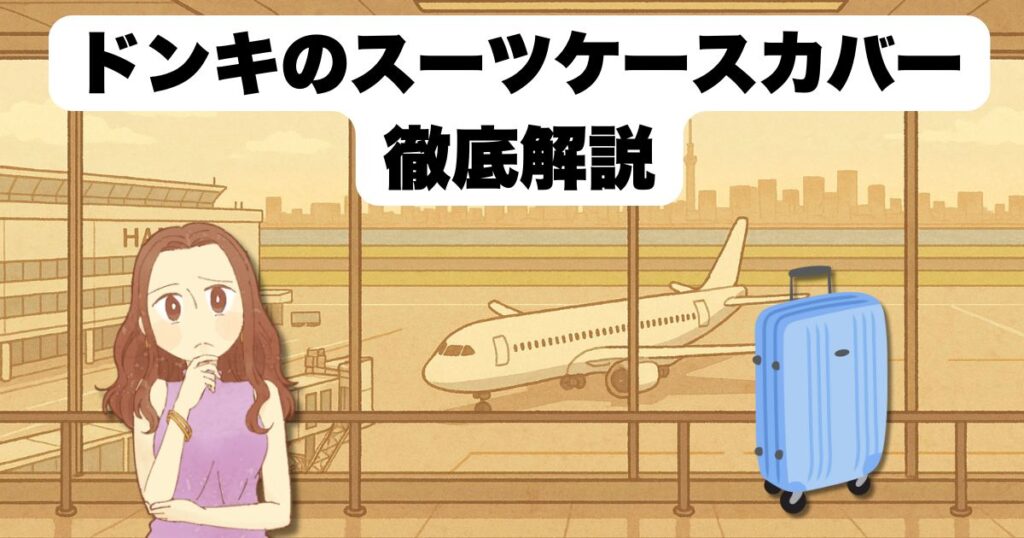 ドンキのスーツケースカバー徹底解説