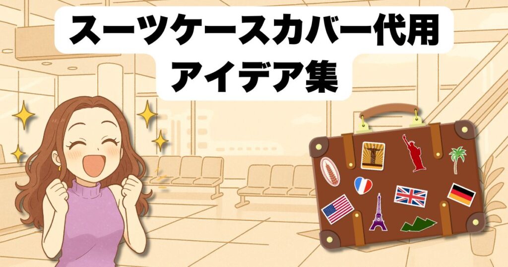 スーツケースカバー代用アイデア集