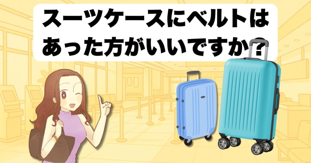 スーツケースにベルトはあった方がいいですか?