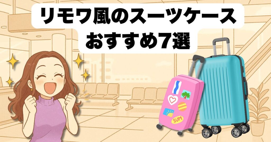 リモワ風おすすめスーツケース7選