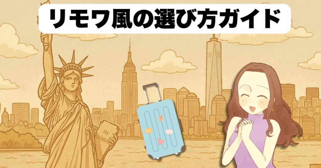 スーツケース リモワ風の選び方ガイド