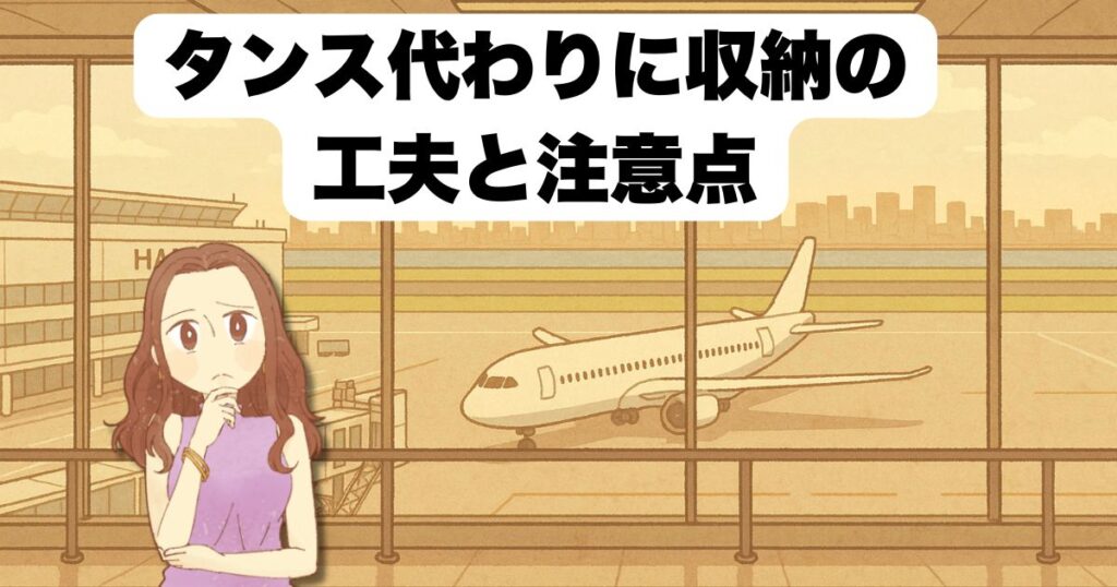 スーツケースをタンス代わりに収納の工夫と注意点