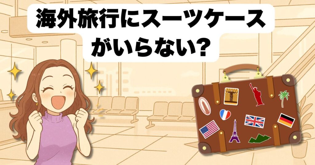 海外旅行にスーツケースがいらない理由