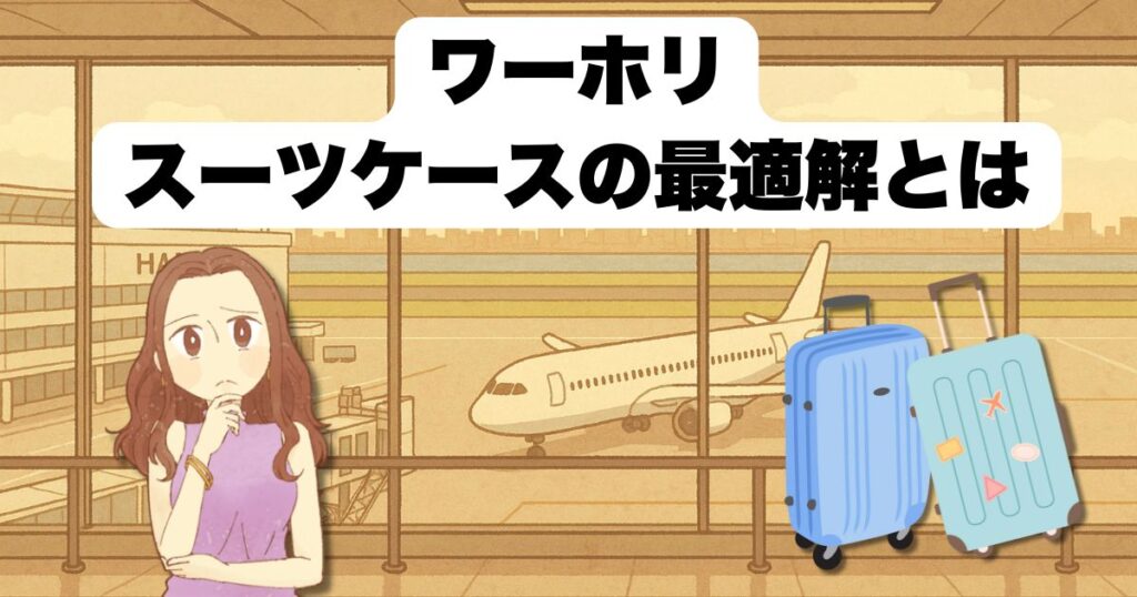 ワーホリスーツケースの最適解とは