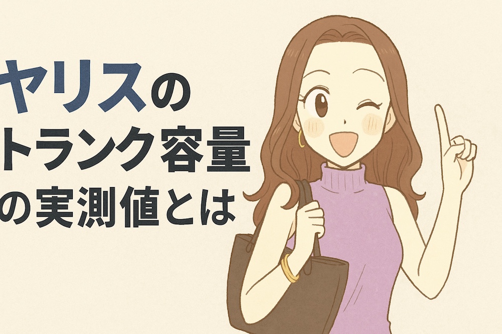 ヤリスのトランク容量の実測値とは