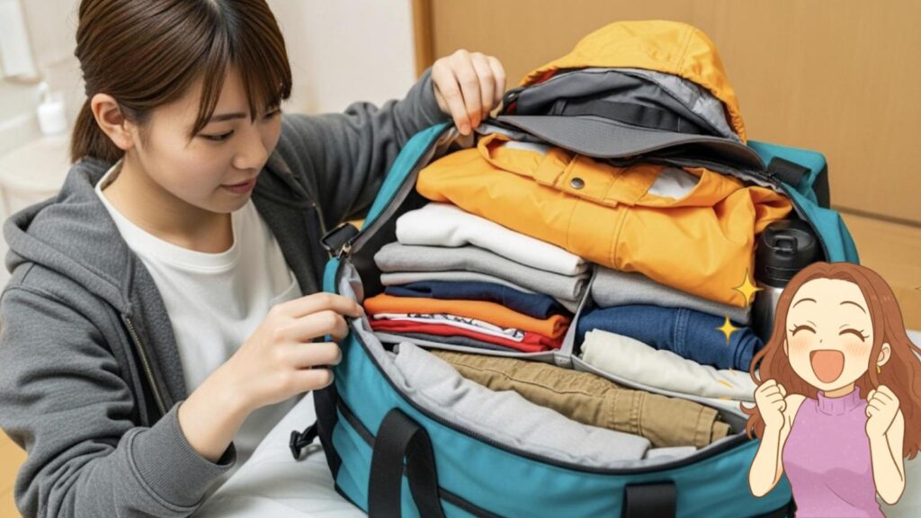 ボストンバッグ60リットルは何泊からが最適か
