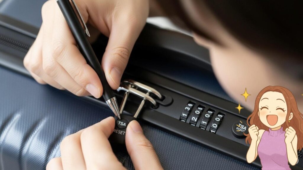 スカイラボ スーツケース TSロックの正しい開け方と設定方法