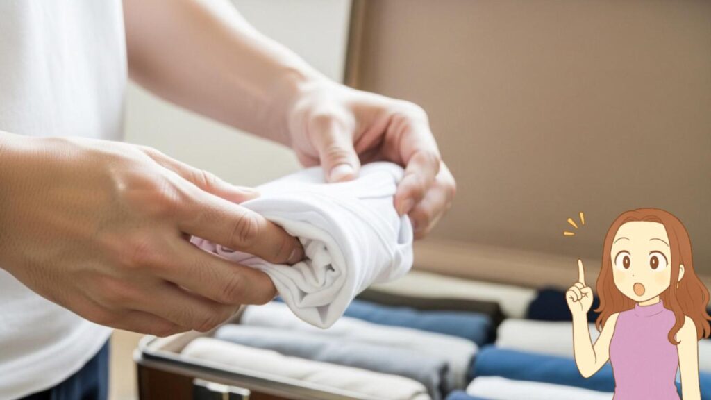 スーツケース 収納方法 かさばらない服のたたみ方とパッキングのコツ