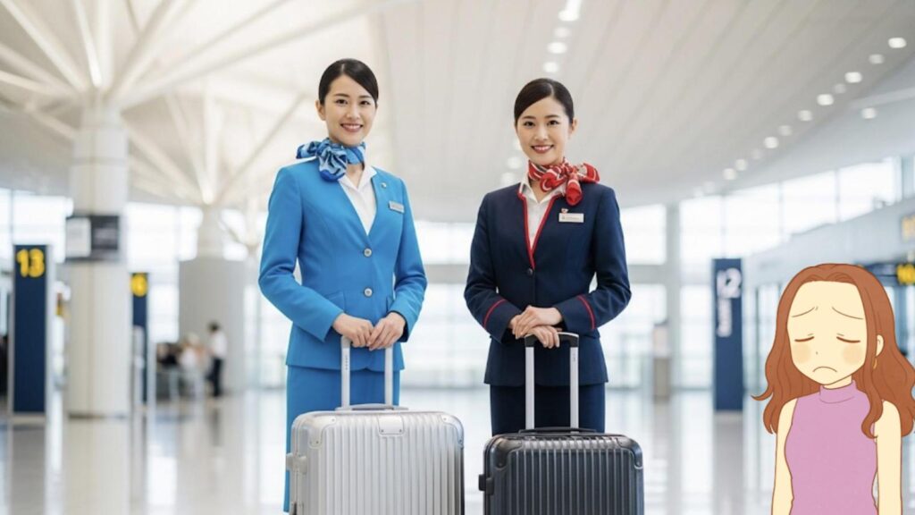 ANAとJAL CAのスーツケース事情を比較