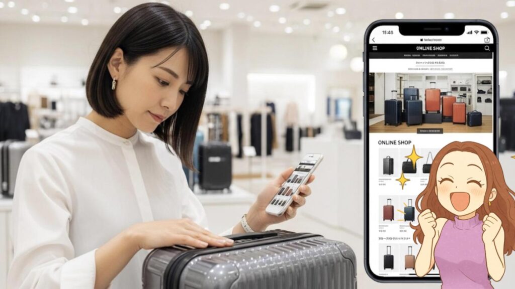 コールマン スーツケース 口コミ 公式サイトと実店舗でのラインナップの違い
