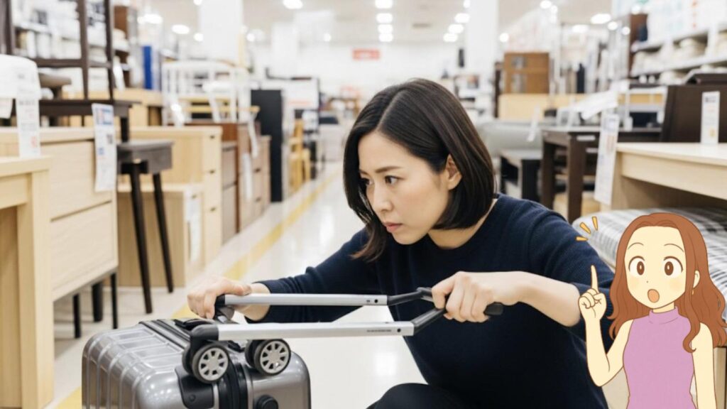 折り畳みスーツケース デメリット ニトリで探す場合の注意点